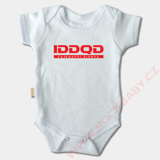 Dojčenské body krátky rukáv - IDDQD