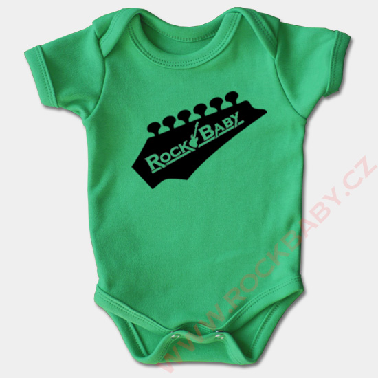 Dojčenské body krátky rukáv - Gitara Rock Baby
