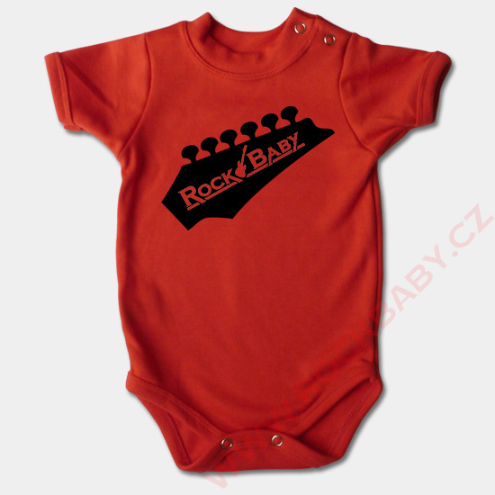 Dojčenské body krátky rukáv - Gitara Rock Baby