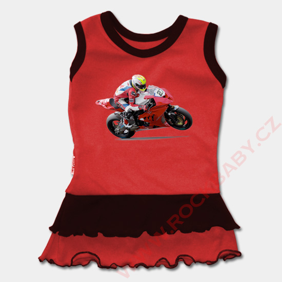Dětské šaty - Silniční motorka