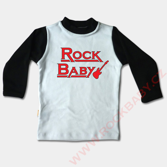 Detské tričko dlhý rukáv - Rock Baby 2