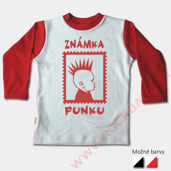Detské tričko dlhý rukáv - Známka punku