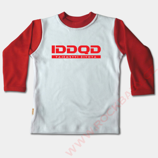 Dětské tričko dlouhý rukáv - IDDQD