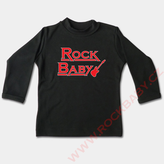Detské tričko dlhý rukáv - Rock Baby 2
