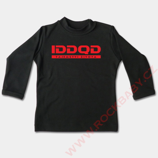 Dětské tričko dlouhý rukáv - IDDQD