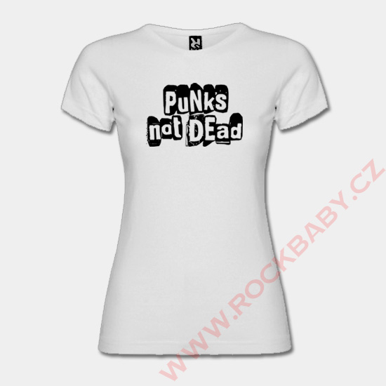 Dámské tričko - Punks not dead