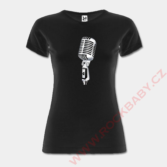 Dámské tričko - Mikrofon