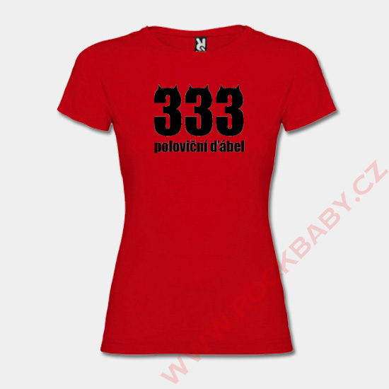 Dámske tričko - 333 poloviční ďábel