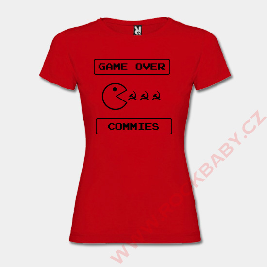 Dámske tričko - Game Over Commies
