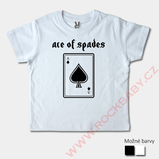 Dětské tričko krátký rukáv - Ace of spades