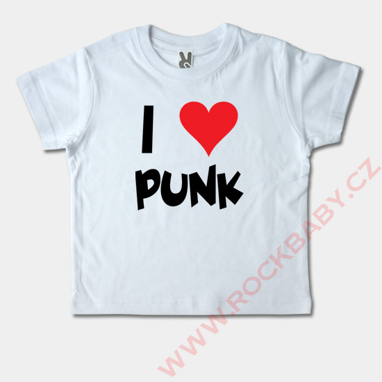Dětské tričko krátký rukáv - I love Punk