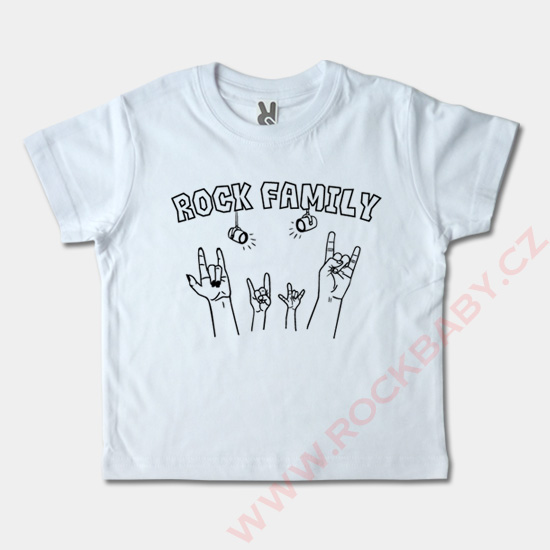 Dětské tričko krátký rukáv - Rock Family