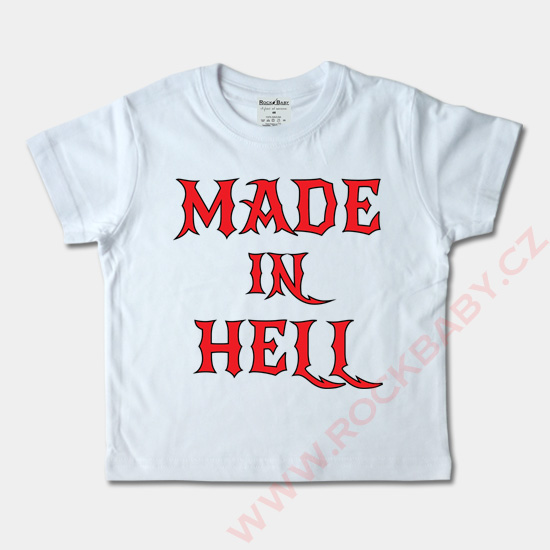 Dětské tričko krátký rukáv - Made in Hell