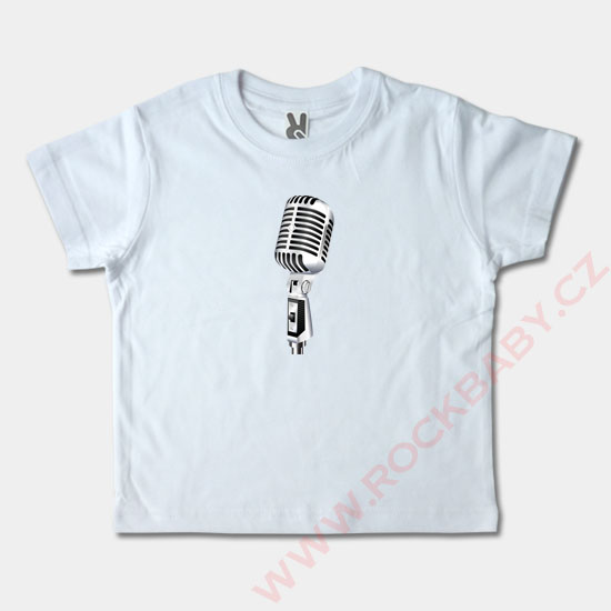 Dětské tričko krátký rukáv - Mikrofon