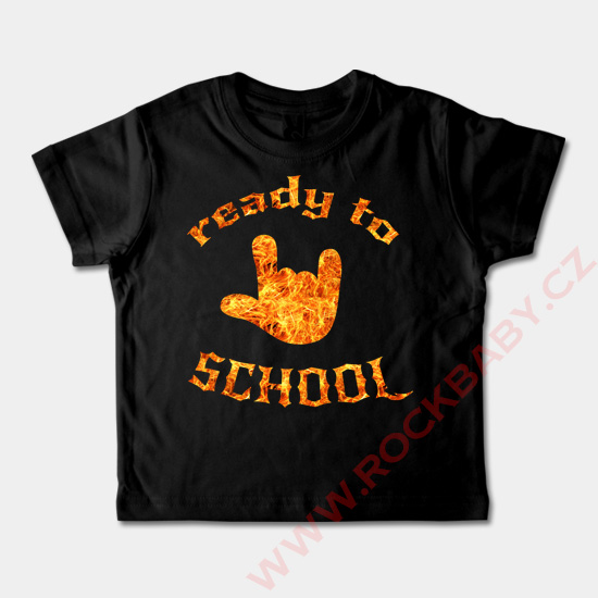 Detské tričko krátky rukáv - Ready to school