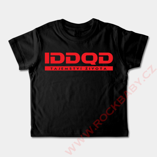 Detské tričko krátky rukáv - IDDQD