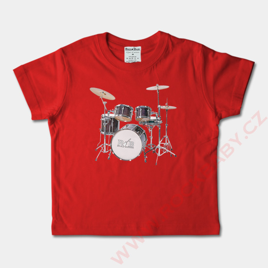 Detské tričko krátky rukáv - Bubny 