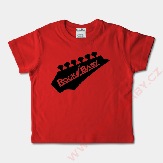 Dětské tričko krátký rukáv - Kytara Rock Baby