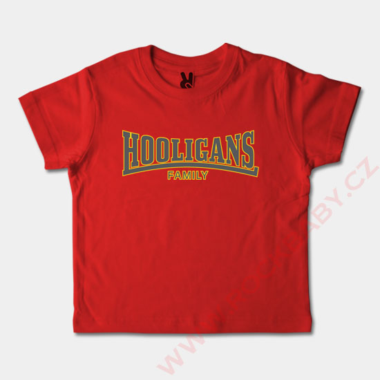 Dětské tričko krátký rukáv - Hooligans Family