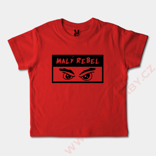Detské tričko krátky rukáv - Malý rebel