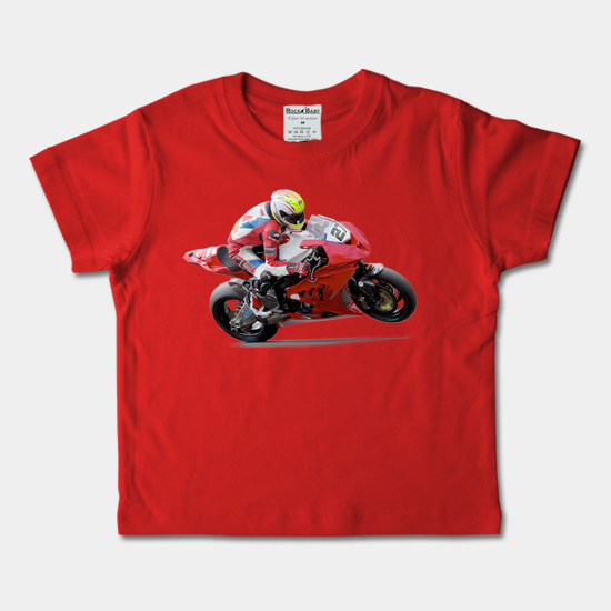 Detské tričko krátky rukáv - Cestná motorka
