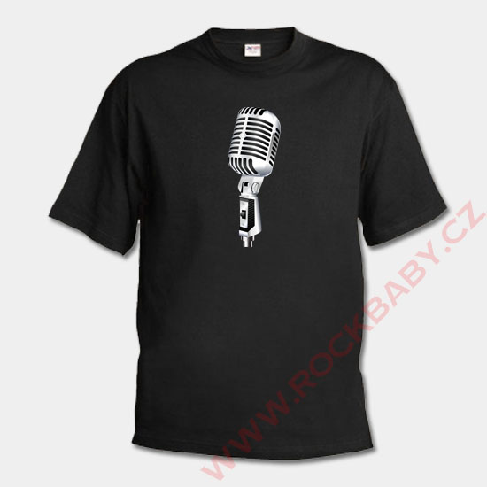 Pánske tričko - Mikrofón