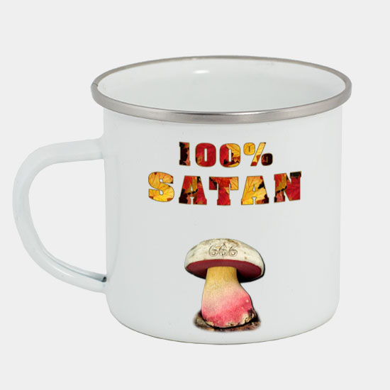 plechový hrnček - 100% satan