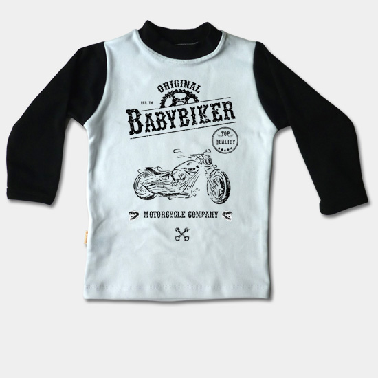 Dětské tričko dlouhý rukáv - Babybiker