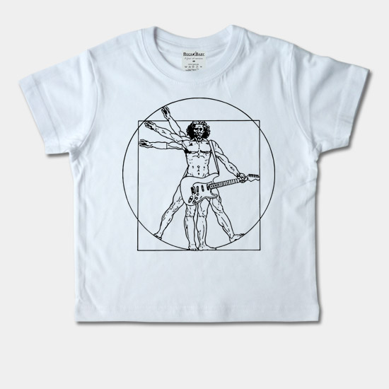 Detské tričko krátky rukáv - Vitruviánský muž s gi
