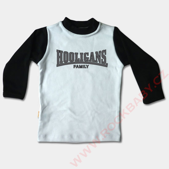 Detské tričko dlhý rukáv - Hooligans Family, vel.1