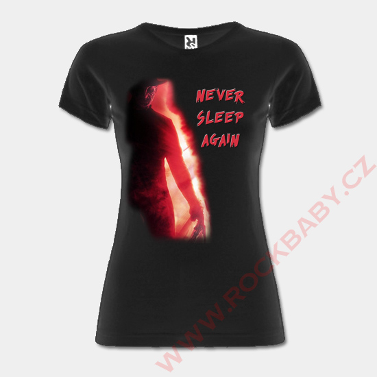 Dámské tričko - Never sleep again