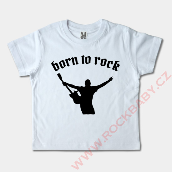 Dětské tričko krátký rukáv - Born to rock, vel. 18