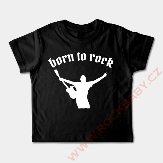 Dětské tričko krátký rukáv - Born to rock, vel. 9-