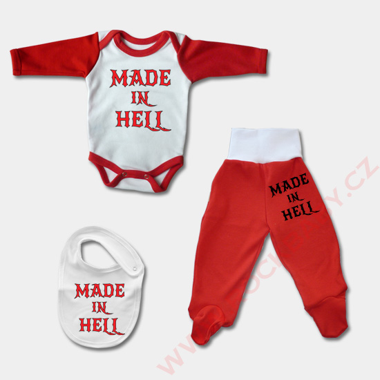 Dojčenský set - Made in Hell